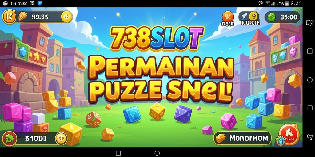 Tampilan gameplay seru di 738SLOT dengan tantangan Puzzle.