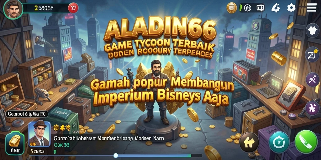 Tampilan gameplay menarik dari ALADIN66 yang penuh strategi Tycoon.