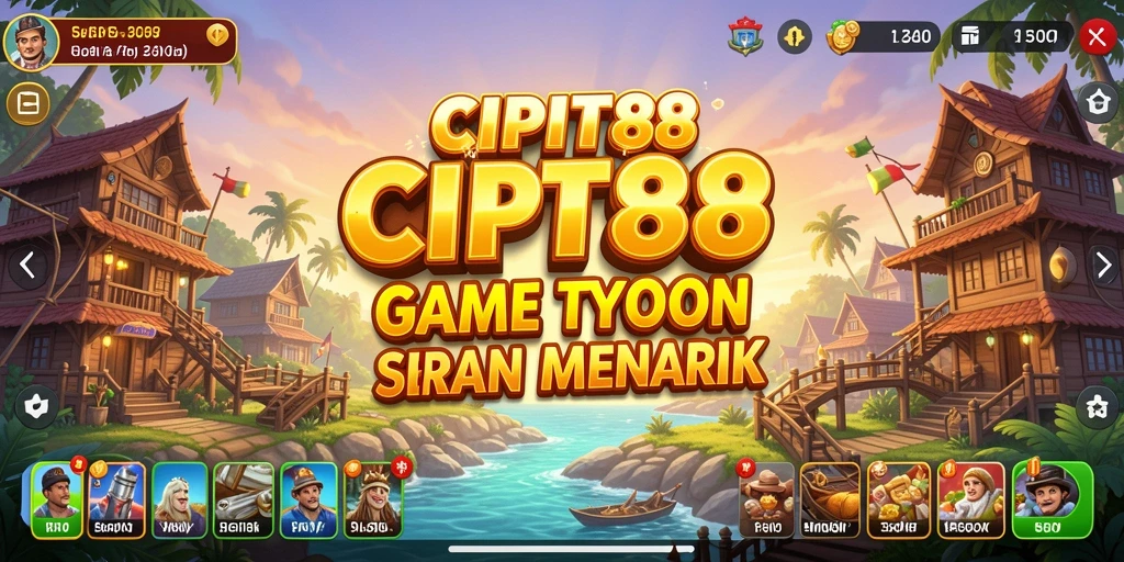 Gameplay menarik dalam CIPIT88 menampilkan manajemen bisnis yang seru.