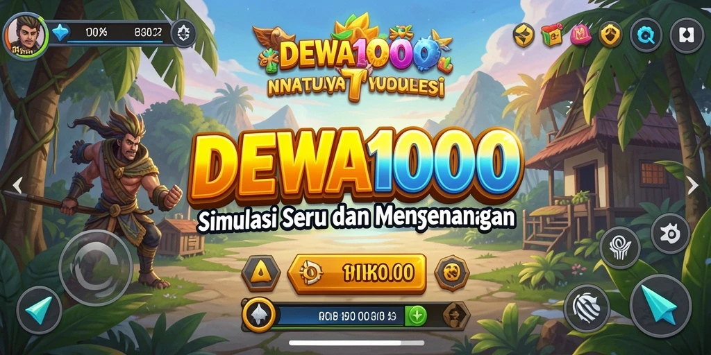 Tampilan gameplay DEWA1000 yang menarik dan imersif.