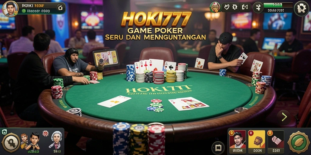 Gameplay seru dan interaktif dalam HOKI777, menjadikan poker lebih menantang.