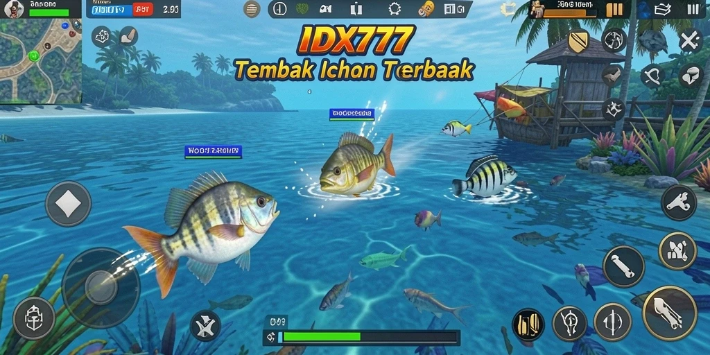 Gameplay menembak ikan yang seru dan menantang di IDX777.