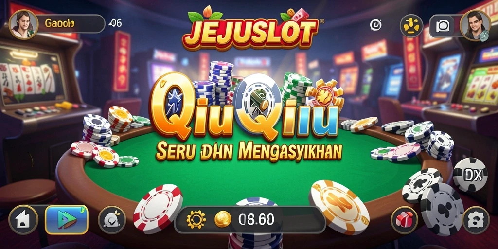 Screenshot JEJUSLOT menampilkan gameplay QiuQiu yang seru.