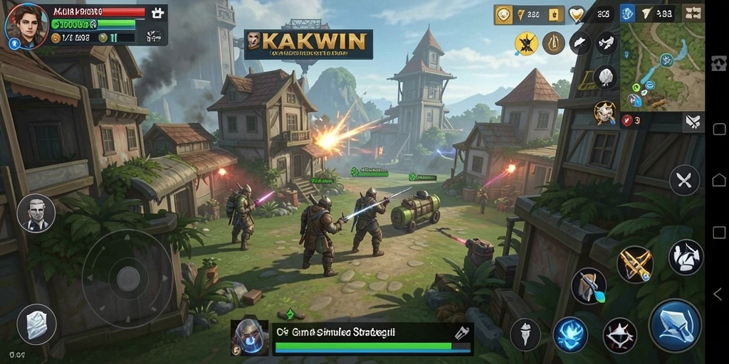 Gameplay mendebarkan KAKWIN dengan pengelolaan sumber daya.