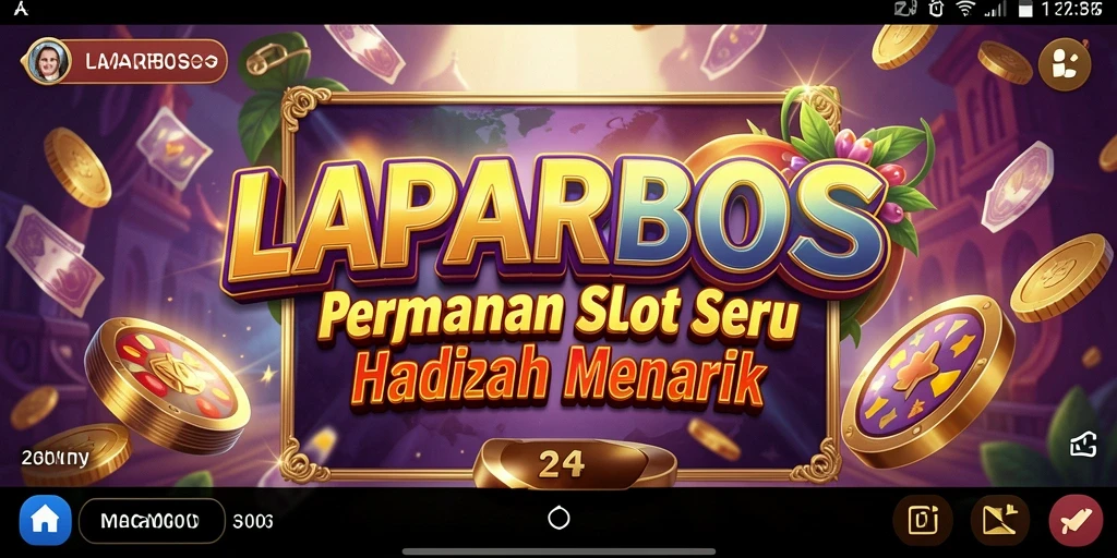 Tampilan gameplay utama LAPARBOS yang menarik dan mengasyikkan.