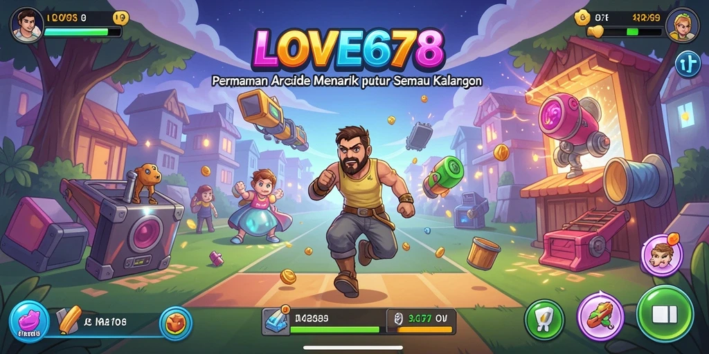 Tampilan gameplay LOVE678 yang mengasyikkan dan penuh aksi.