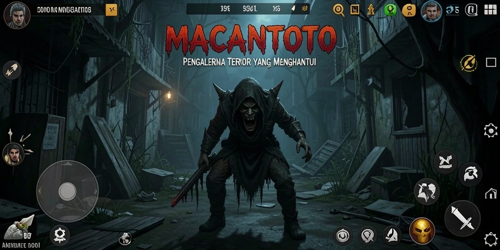 Screenshot menampilkan suasana mencekam dari permainan yang penuh ketakutan.