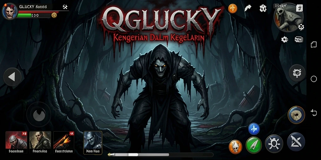 Tangkap momen menegangkan dalam gameplay QGLUCKY.
