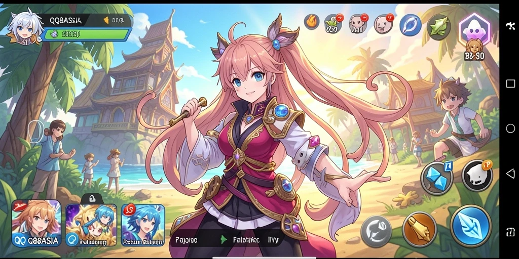 Gameplay menarik dengan karakter anime ikonik.