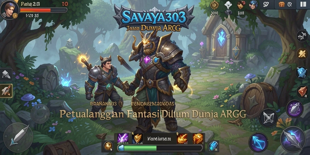 Tampilan gameplay seru di dunia fantasi SAVAYA303.