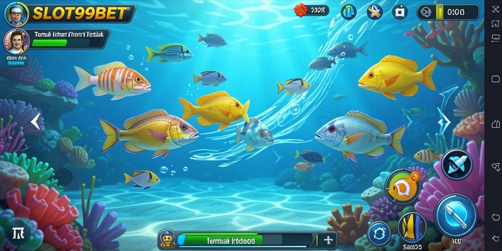 Gameplay SLOT99BET yang seru dan interaktif dalam tembak ikan.